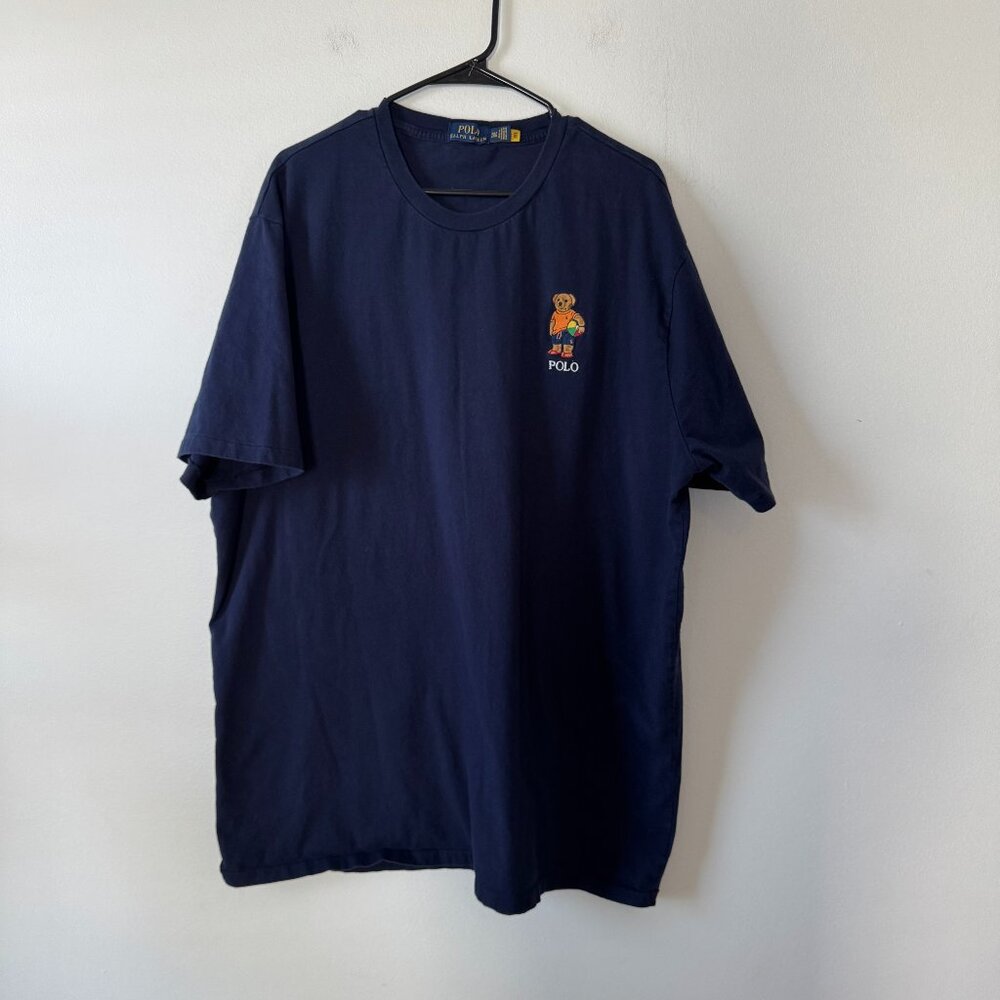 Polo Ralph Lauren Bear T-Shirt in Navy Blue